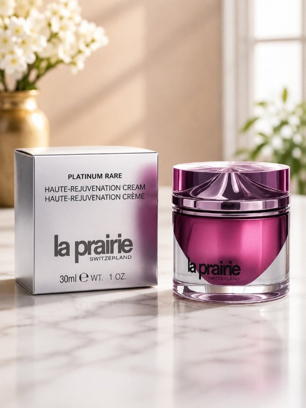 La Prairie Platinum Rare Haute-Rejuvenation Cream 30ml / 1oz New Sealed